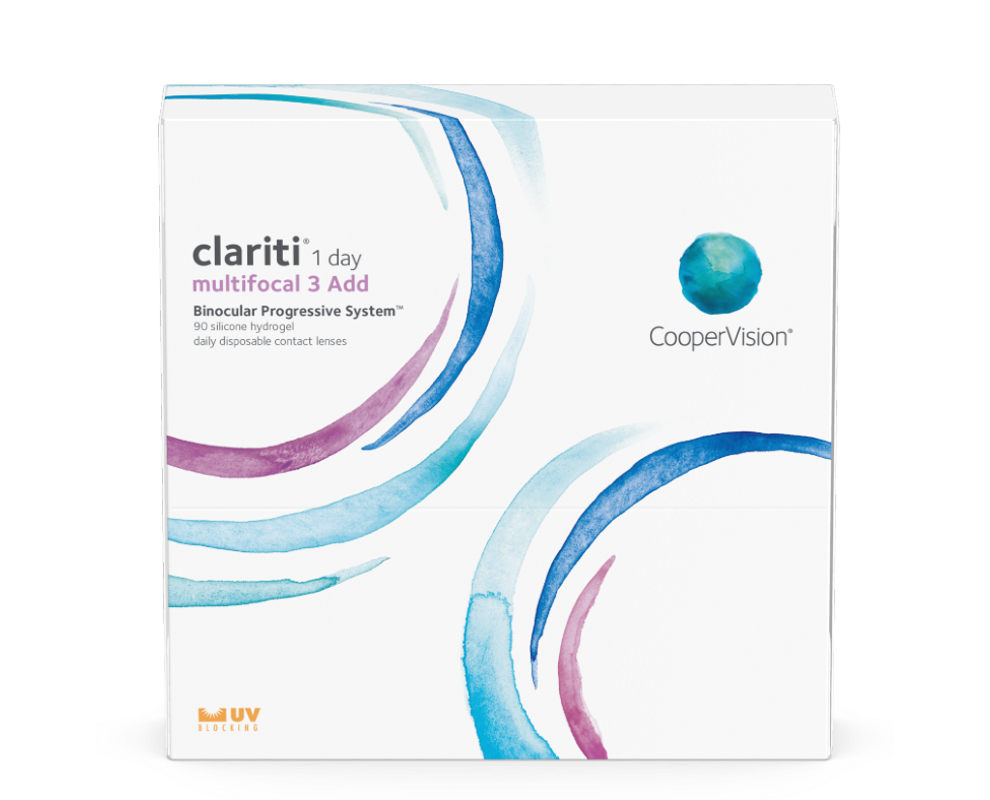 clariti® 1 day multifocal 3 Add 90PK